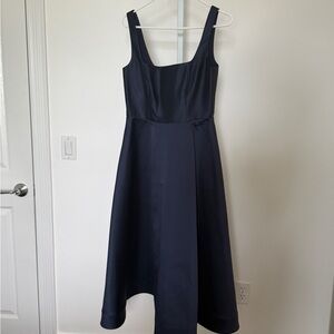 Dessy Collection Blue A-line Sleeveless Dress